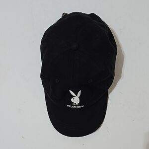 Playboy Black Baseball Cap